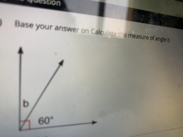 Base your answer on calculate the measure of and b-example-1