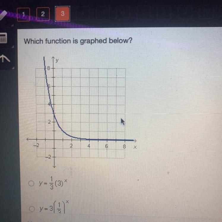 Which function is graphed below?-example-1