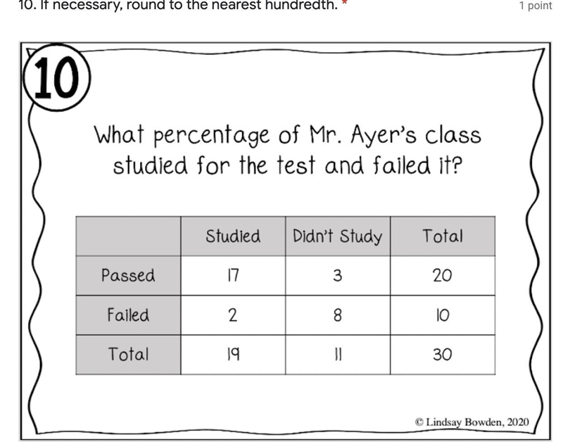 Round to the nearest hundredth if necessary.-example-1