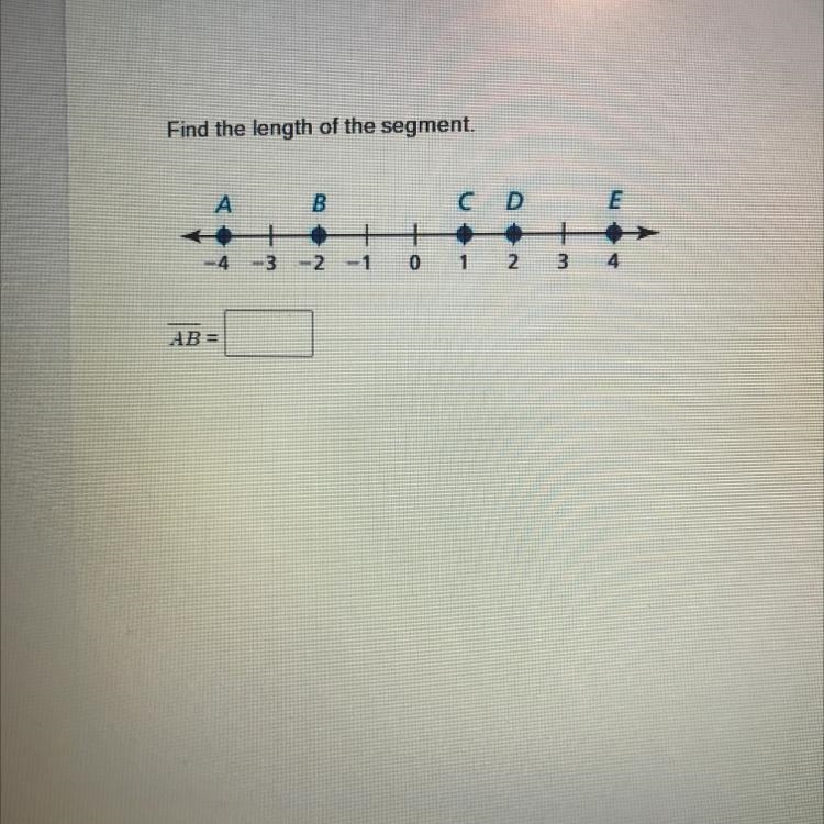 HELP!!!!!! Find the length of the segment-example-1