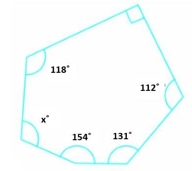 1. Use the figure below to answer the questions. (a) Solve for x.-example-1