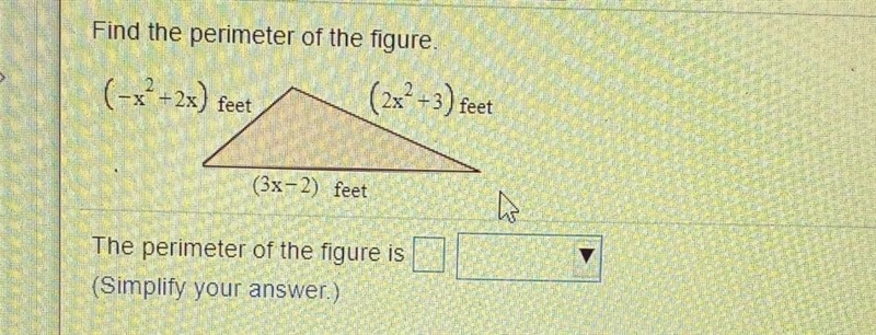 Find the perimeter of the figure​-example-1