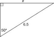 Determine the value of x using a trigonometric ratio. Question 7 options: A) 10.11 B-example-1