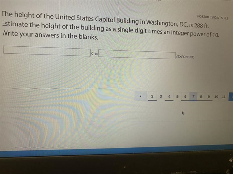 HELP ITS DUE TODAY: The height of the United States Capitol Building in Washington-example-1