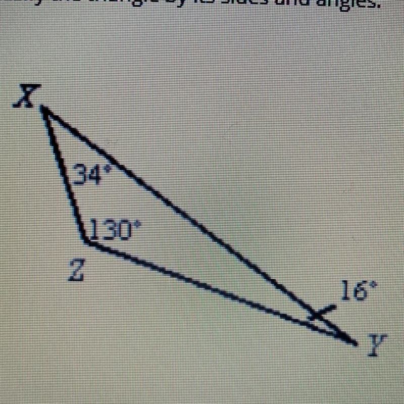 HELP ME PLEASE Classify the triangle by its sides and angles. -acute, scalene -obtuse-example-1