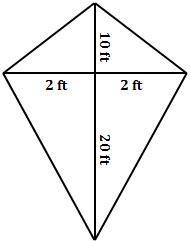 What is the area of the kite?-example-1