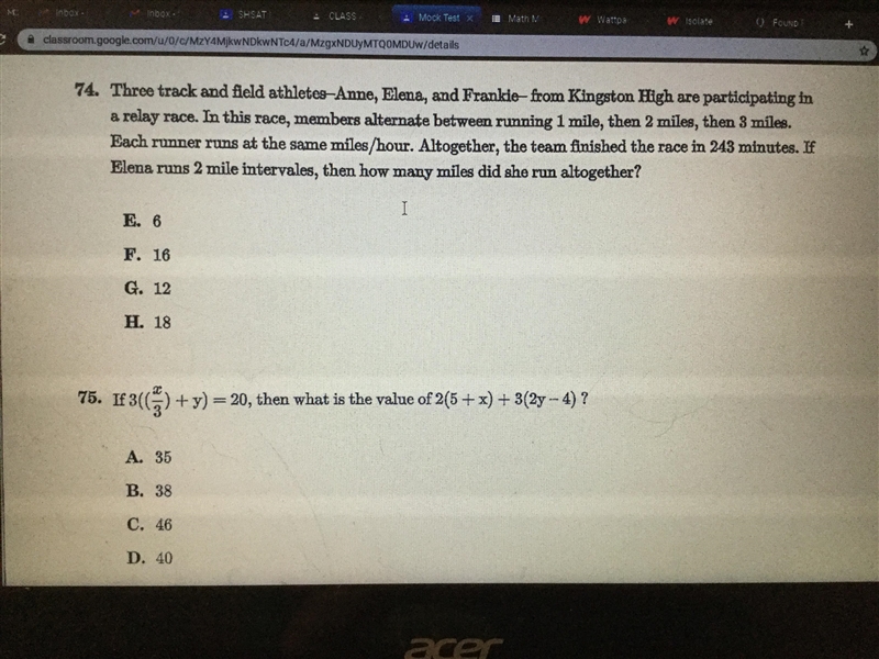 What is the answer for number 74.-example-1