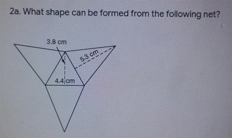 What shape can be formed from the following net?​-example-1