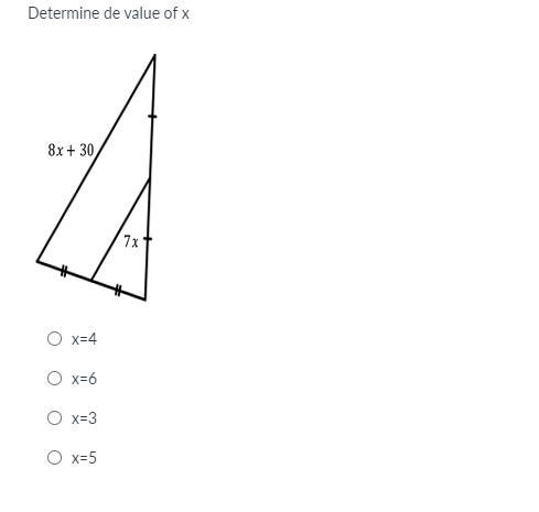 Anyone know the value of x I’m horrible at geo-example-1