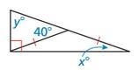 Find the values of x and y.-example-1