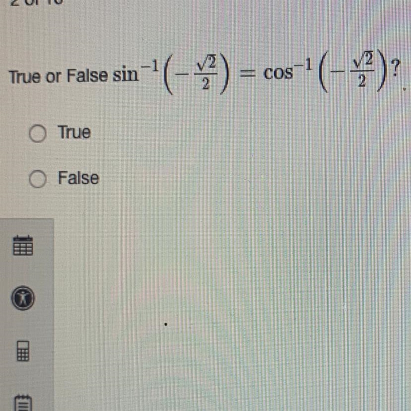 True or false help please pre cal-example-1