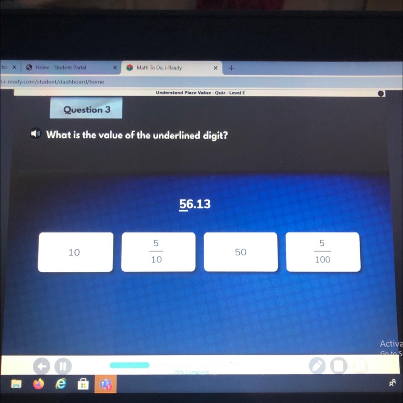 What number do the blocks represent? Write your answer as a decimal.-example-1