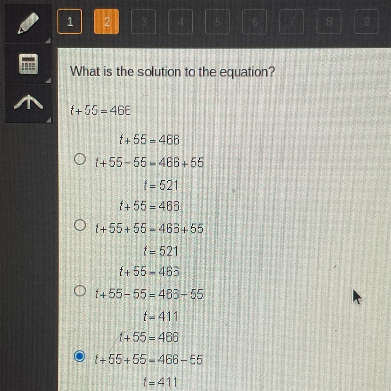 What is the solution to the equation?-example-1