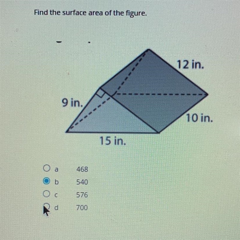 Find the surface area of the figure. PLEASE HELP!-example-1