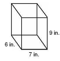 What is the surface area of the rectangular prism shown below? A. 159 in2 B. 294 in-example-1