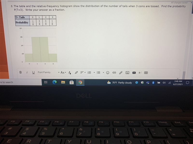 ASAP PLEASE!!The table and the relative frequency histogram show the distribution-example-1