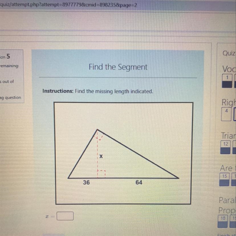 Find the missing length indicated-example-1