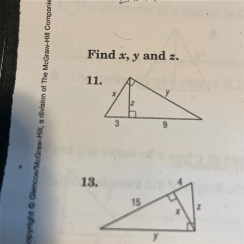 How to solve for x y z?-example-1