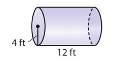 What is the volume of the cylinder? A:703.2ft3 B:50.2ft3 C:602.9ft3 D: 653.1ft3-example-1