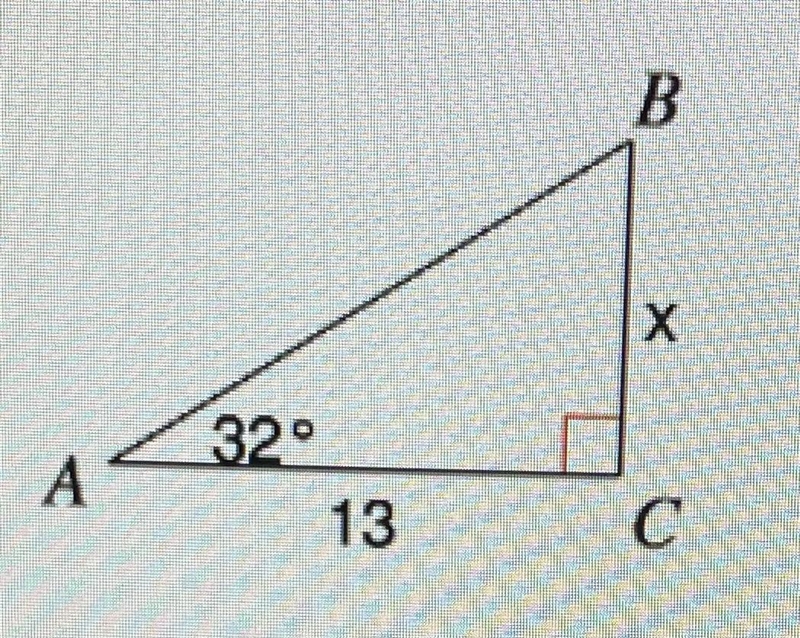 Given the picture below, Find the value of x-example-1