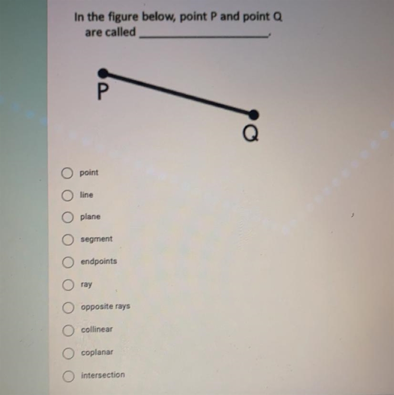 In the figure below, point P and point Q are called ________.-example-1