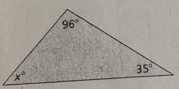 PLEASE HELP write and solve an equation to find the value of X. please explain in-example-1