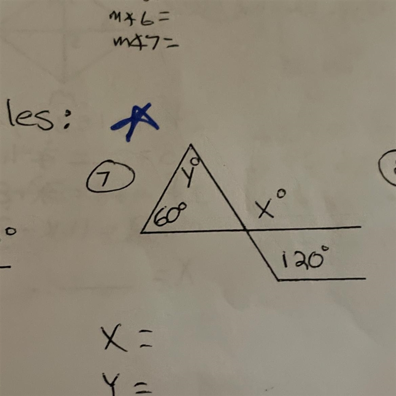 Find the value of X and Y-example-1