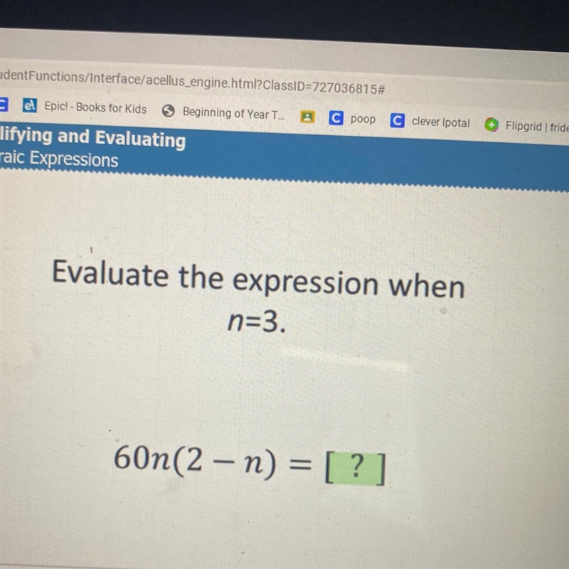 Evaluate the expression when n=3-example-1