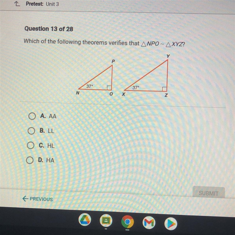 Which of the following theorems verifies that ANPO- AXYZ?-example-1