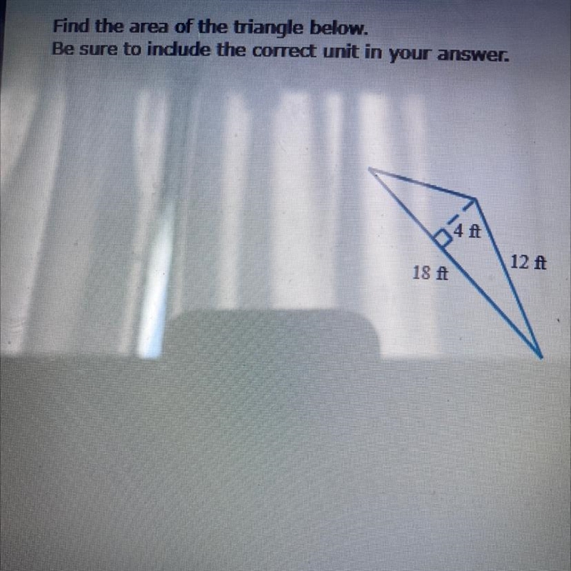 I need to know the area of this triangle-example-1