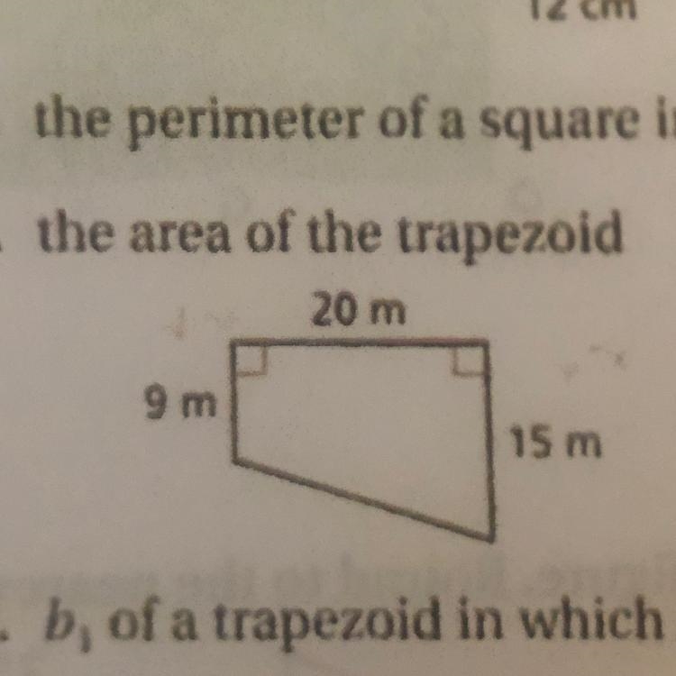 Find the area of the trapezoid-example-1