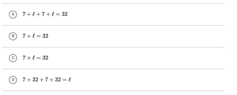 The perimeter of a rectangle is 32 units. The width is 7 units.-example-1