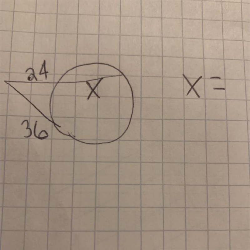 Find the value of x-example-1