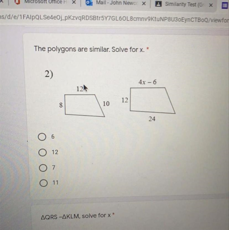 Solve for x please show work-example-1