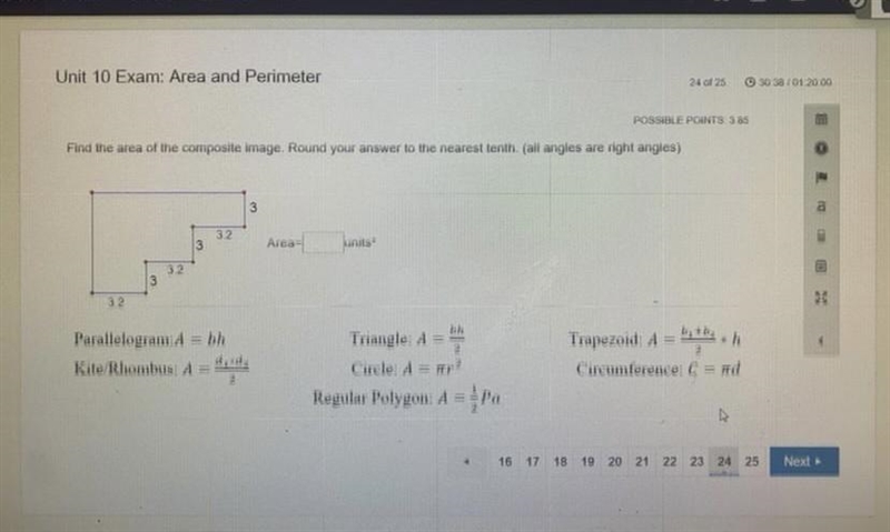 Need answers right away due tonight please. Geometry composite shapes.-example-1