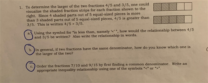 Answer a, b and c. See image below-example-1