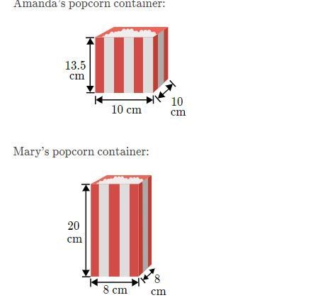 How much more popcorn does the bigger box hold than the smaller box? cm^3-example-1