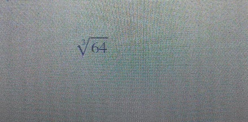 Evaluate the radical expression. Express your answer as an integer, simplified fraction-example-1