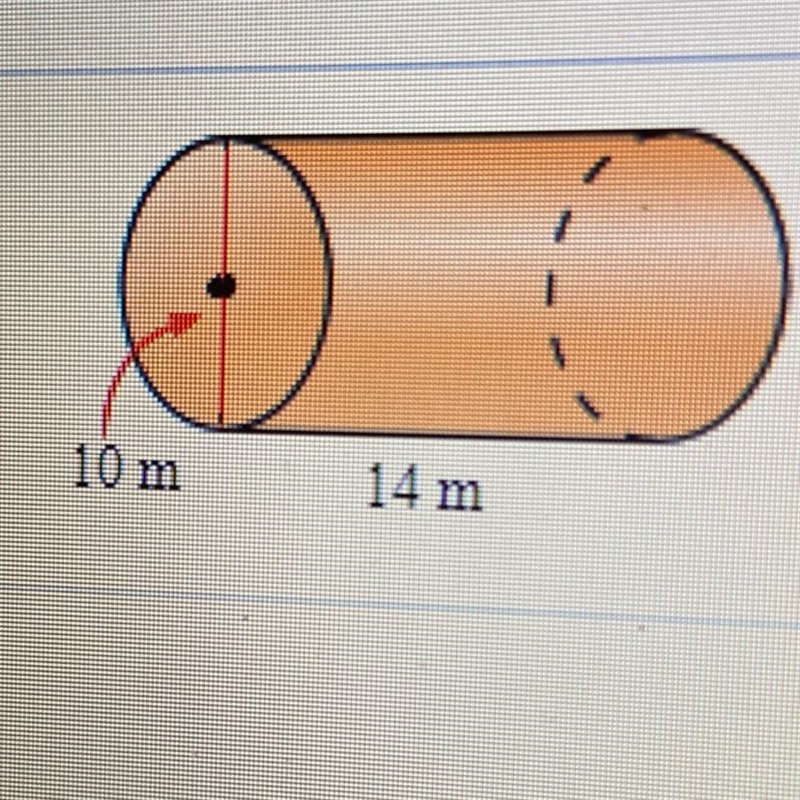 Find the lateral area of the cylinder.-example-1