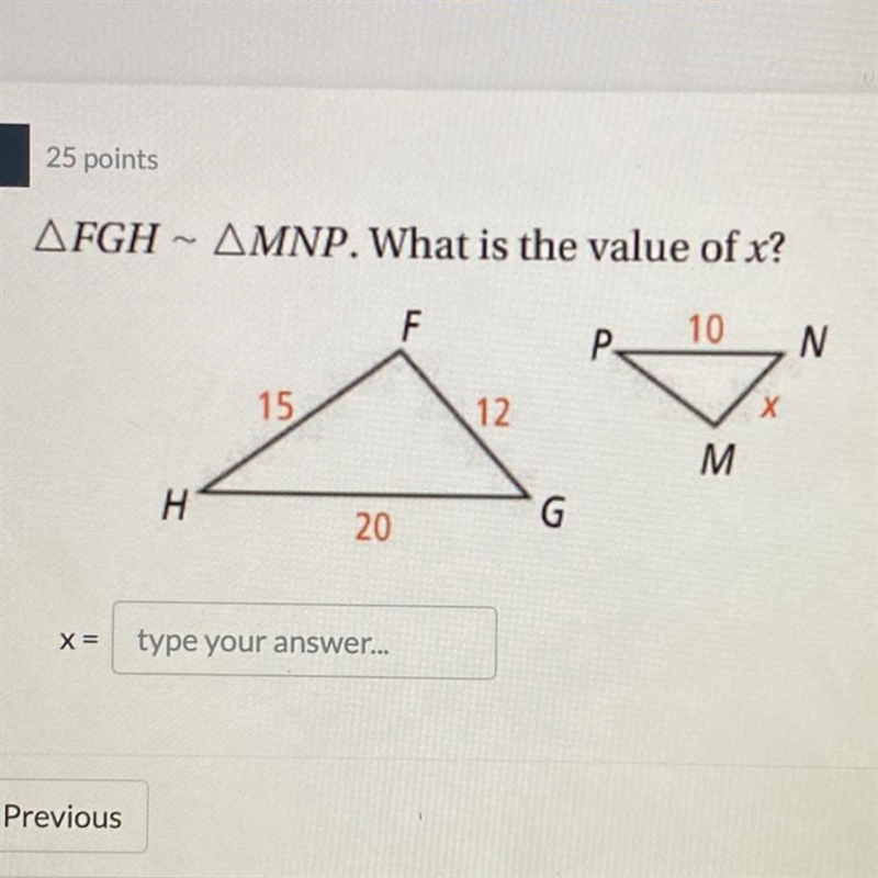 What is the value of x? help pls-example-1