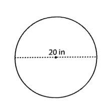 find the circumference of the circle shown below. Remember to use 3.14 for LaTeX: \pi-example-1