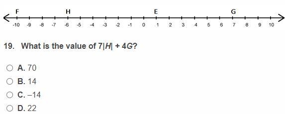 What is the value of 7|H| + 4G?-example-1