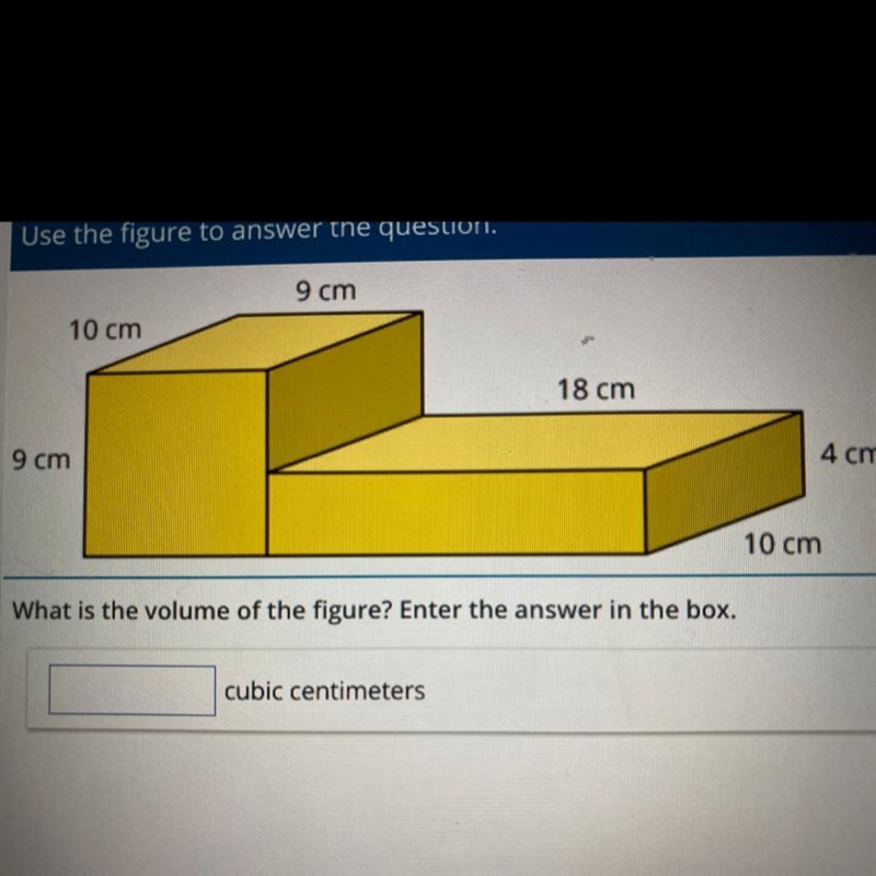 What is the volume of the figure? Enter the answer in the box-example-1