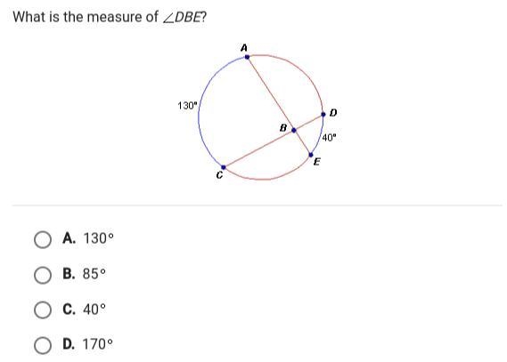 What is the measure of angle DBE-example-1