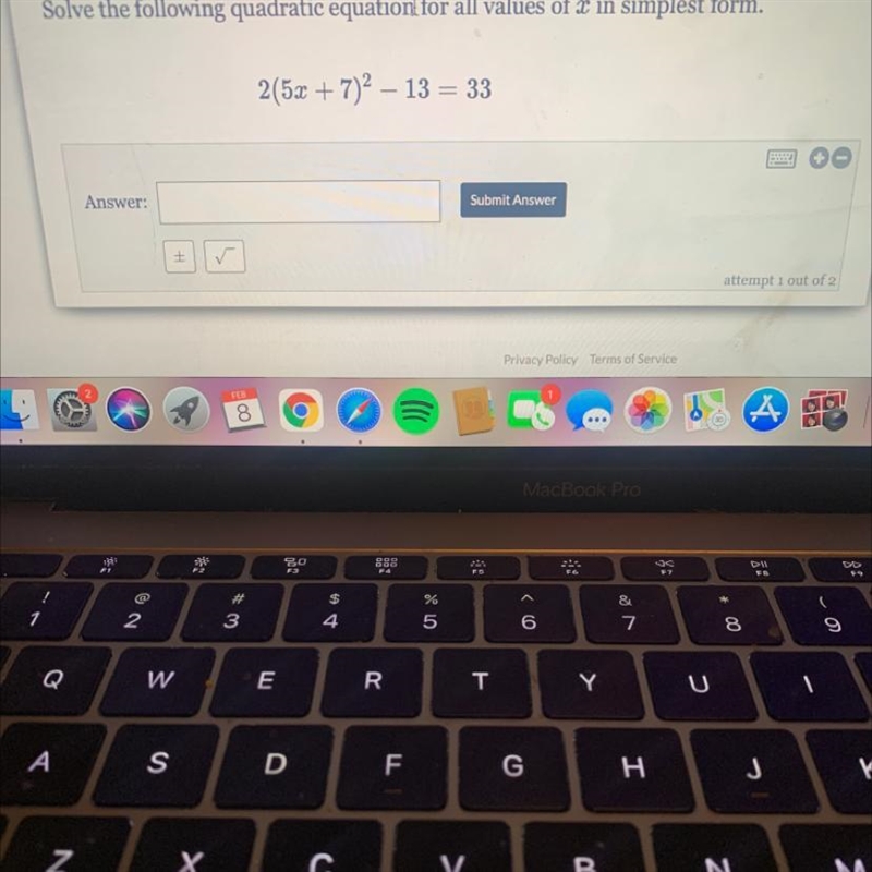 Asking for the “x” in simplest form please help!!-example-1