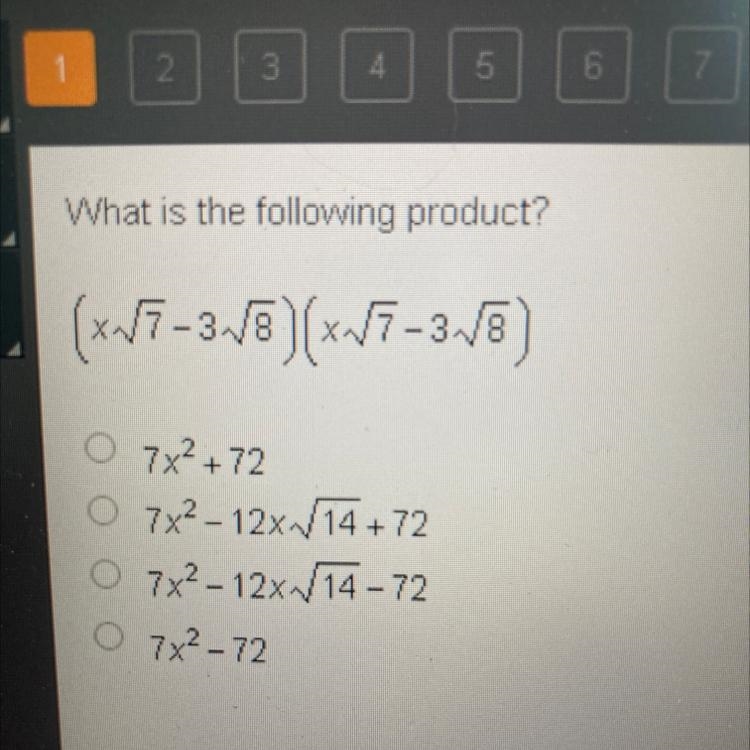 What is the following product? (Xv7-3v8)(xv7-3v8)-example-1