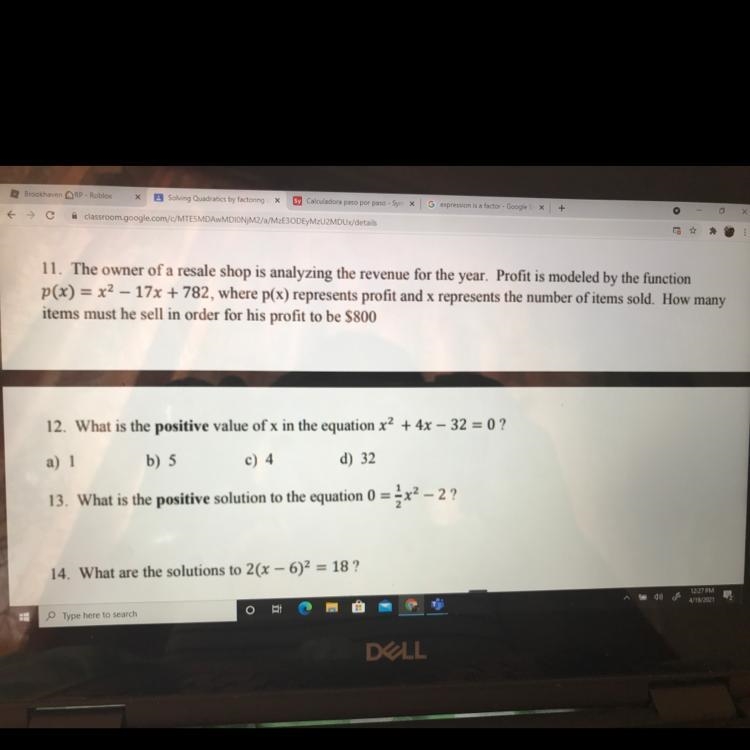 Need help in those three algebra 1 problems-example-1