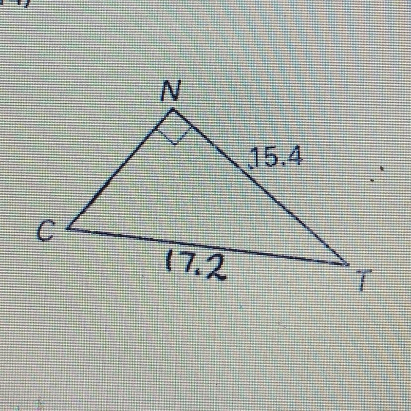 Find the length of NC, measure of angle C and the measure of angle T-example-1