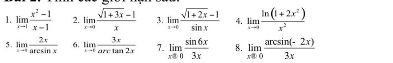 Calculate the following limits-example-1