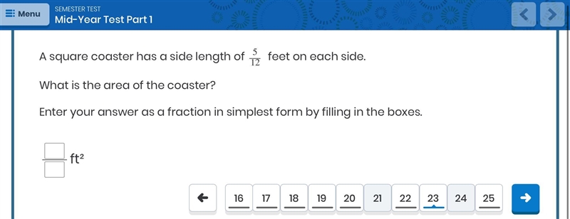 Hiiiii, please Write the answer as a fraction in simplest form (:-example-1